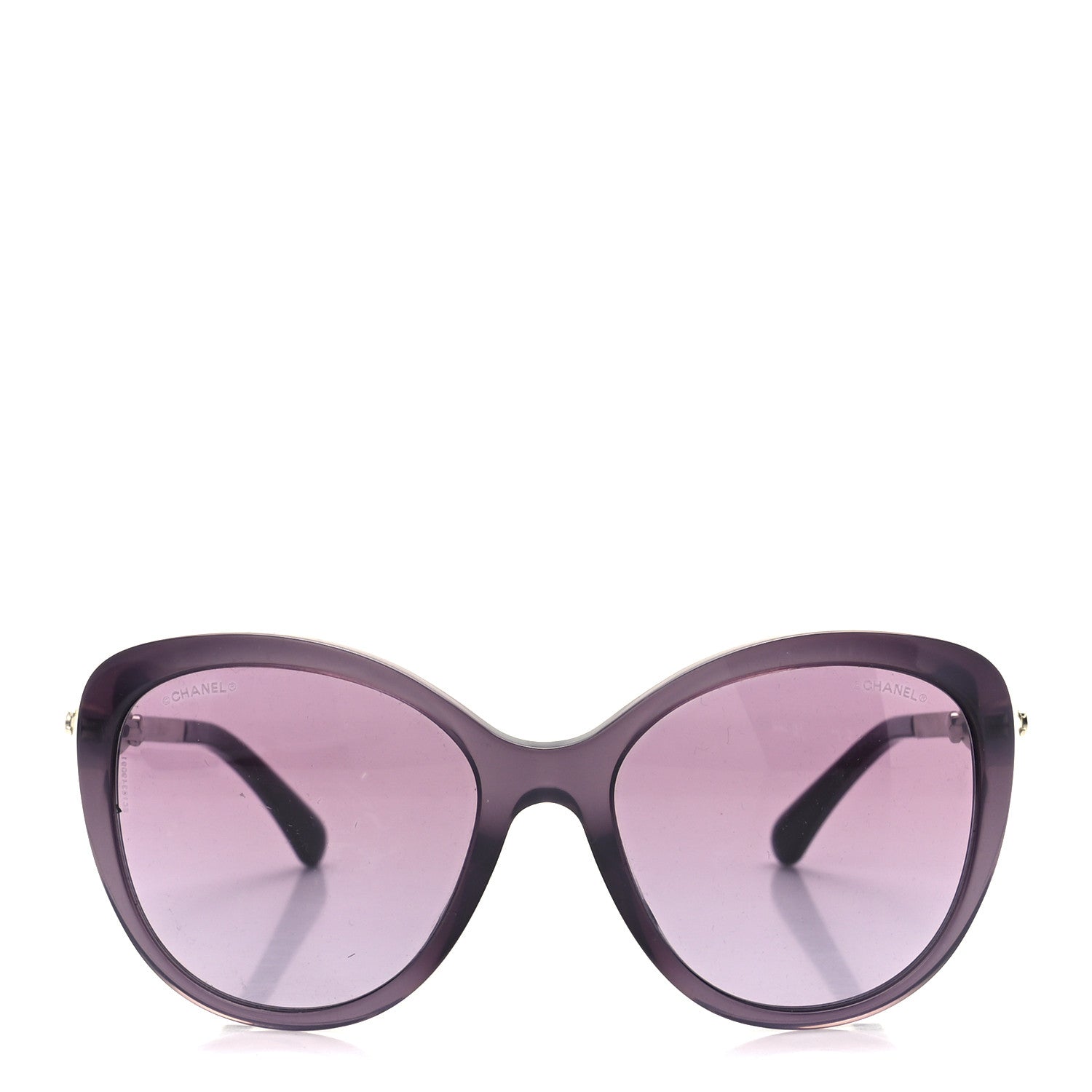 Chanel Acetate Polarized Butterfly Winter Pearl Sunglasses 5339-H-A Purple 2 of 8