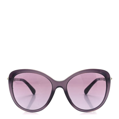 Chanel Acetate Polarized Butterfly Winter Pearl Sunglasses 5339-H-A Purple 2 of 8