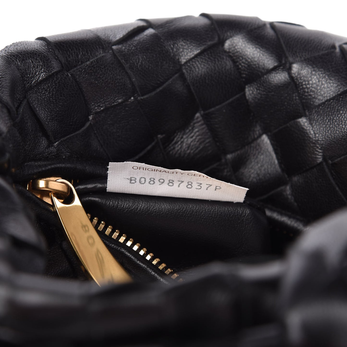 Nappa Intrecciato Mini Jodie Black