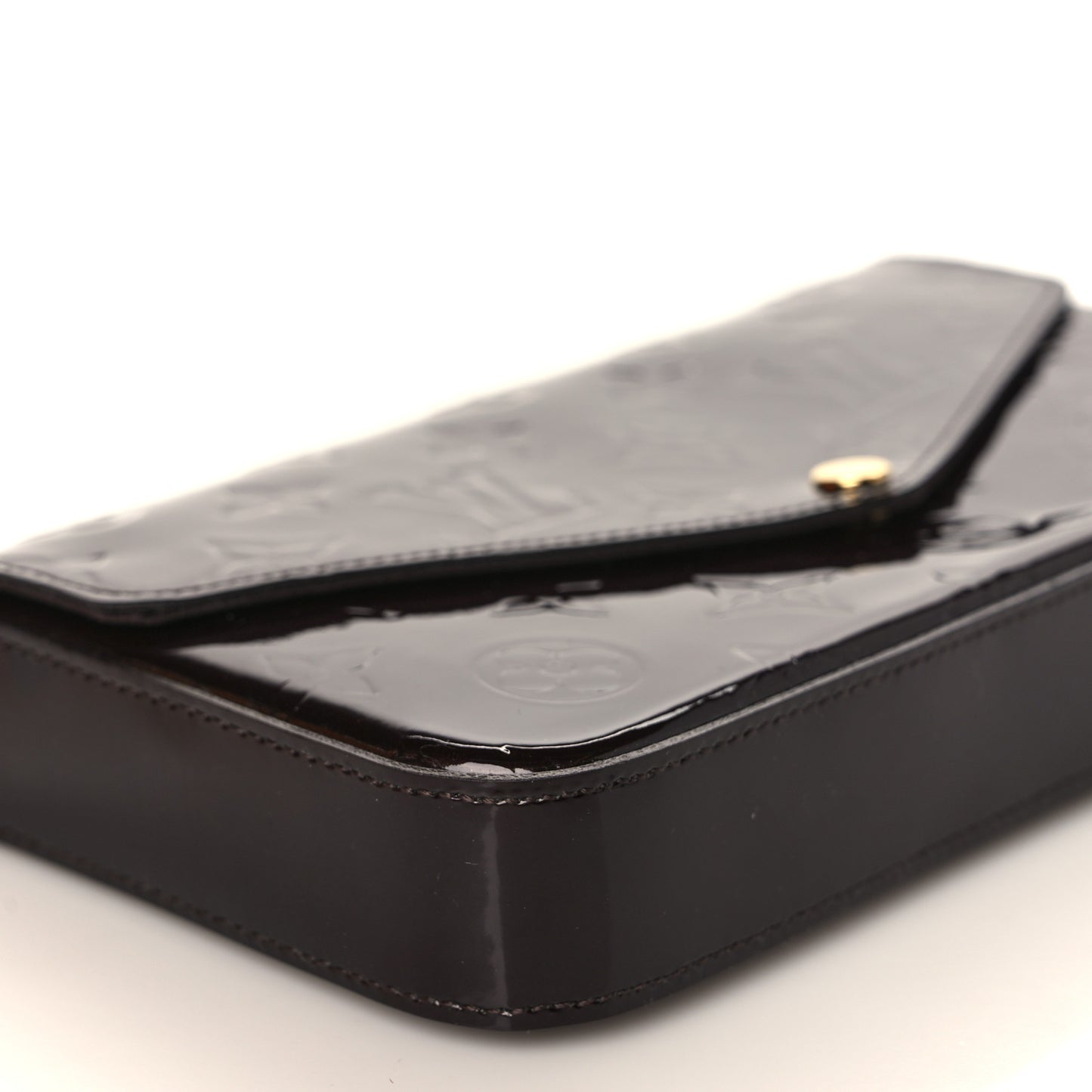 Vernis Pochette Felicie Chain Wallet Amarante