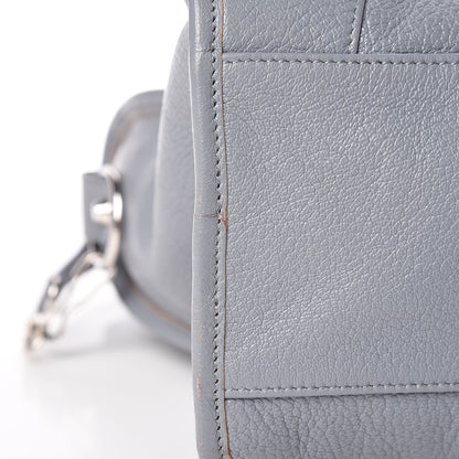 Balenciaga Chevre Silver Metallic Edge Hardware City Bleu Acier 10 of 10
