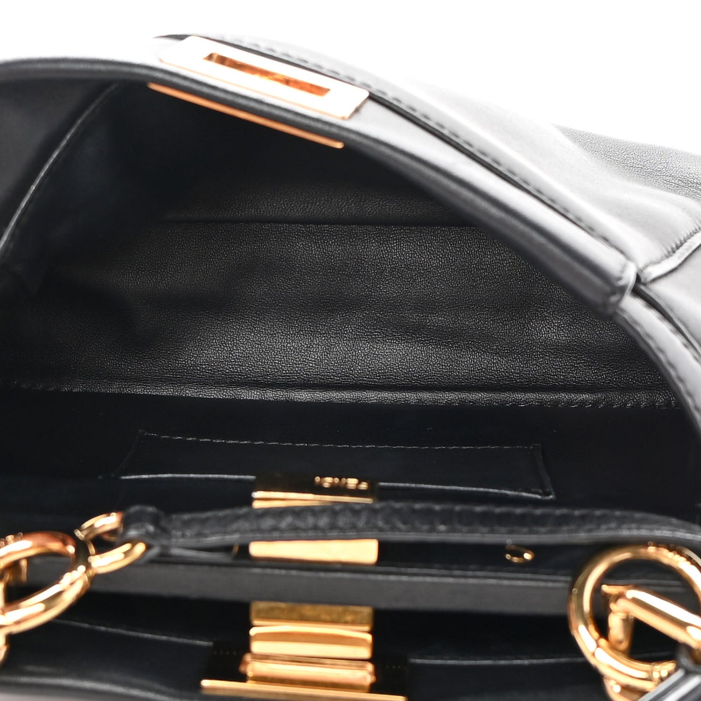 Nappa Mini Peekaboo Iconic Satchel Black