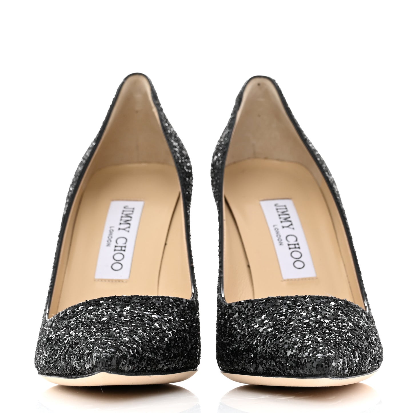 Coarse Glitter Abel 100 Pumps 37.5 Black