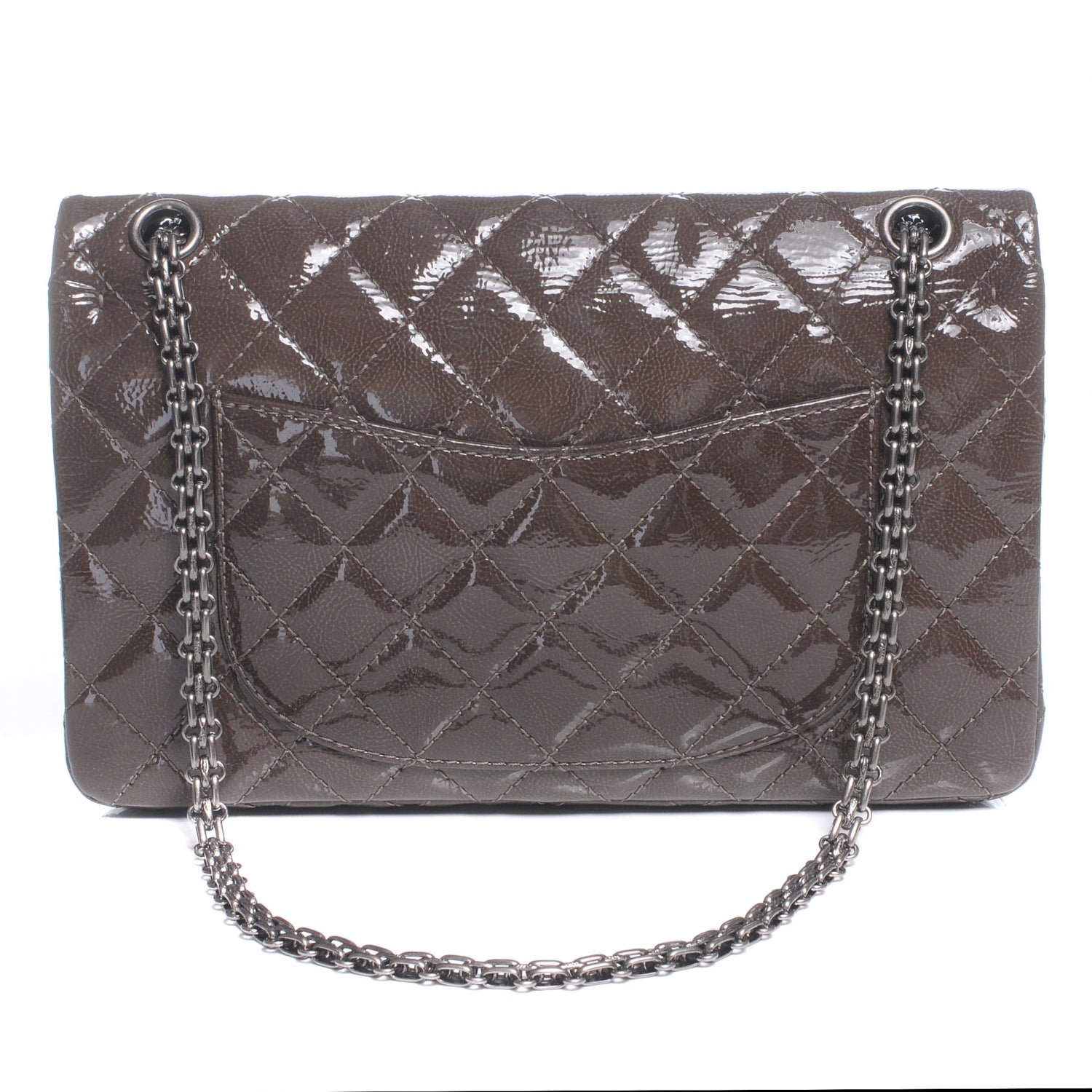 Chanel Patent 2.55 Reissue 226 Flap Anthracite 3 of 8