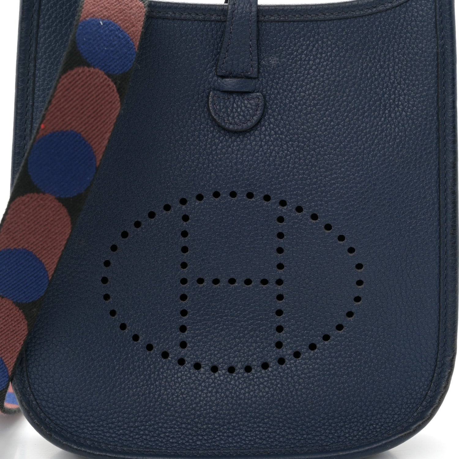 Hermes Taurillon Clemence Flipperball Sangle Evelyne TPM Bleu Saphir Black Bleu Saphir 8 of 13
