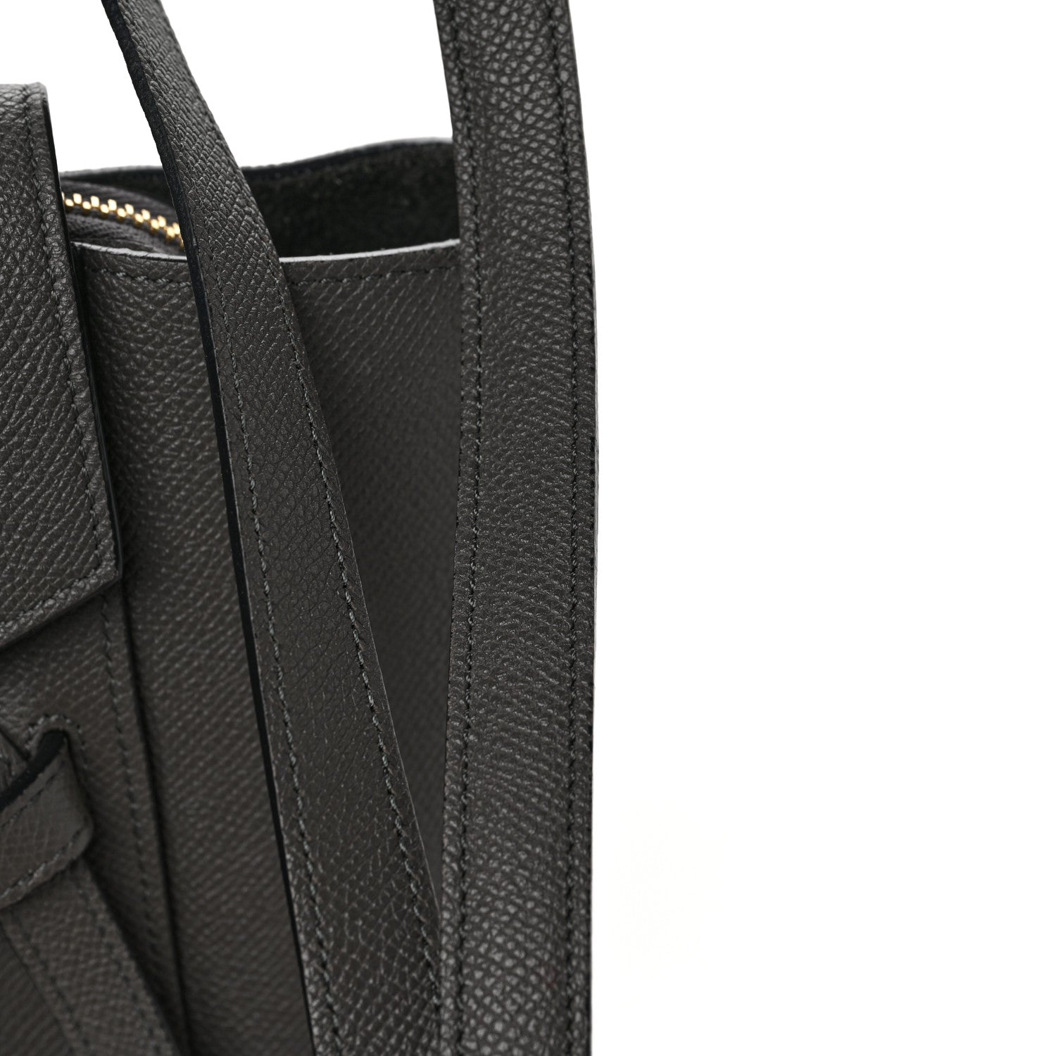 Celine Grained Calfskin Mini Belt Bag Grey 13 of 15