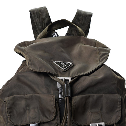 Prada Tessuto Nylon Vela Small Backpack Dark Green 6 of 8