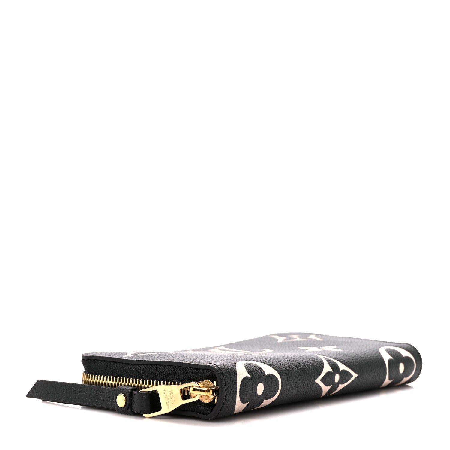 Louis Vuitton Empreinte Monogram Giant Zippy Wallet Black Beige 4 of 9