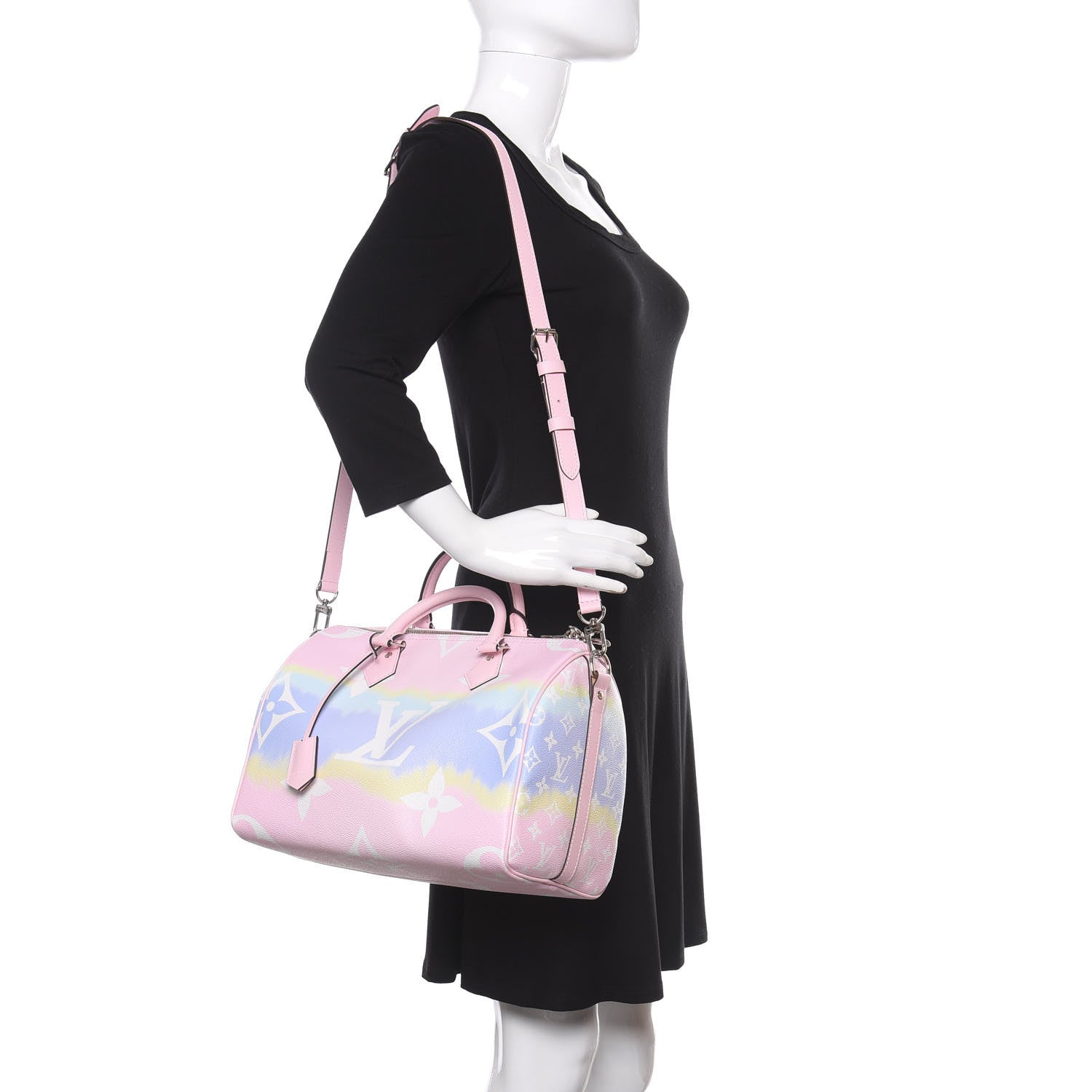 Louis Vuitton Monogram Escale Speedy Bandouliere 30 Pastel 2 of 12