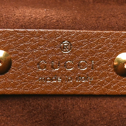 Gucci Grained Calfskin Softbit Medium Shoulder Bag Brown 6 of 11