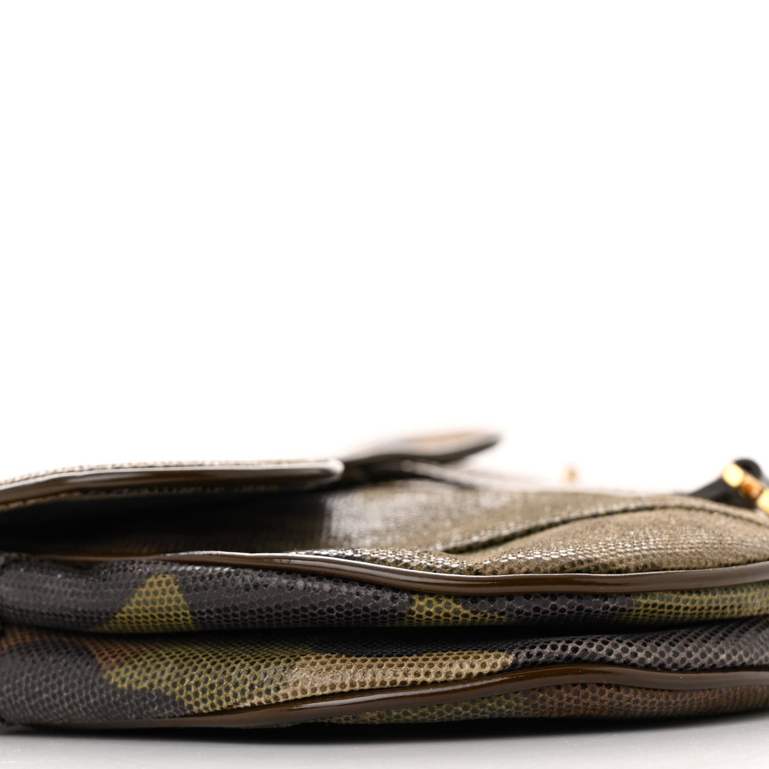 Christian Dior Pixelated Calfskin Camouflage Saddle Bag 9 of 14