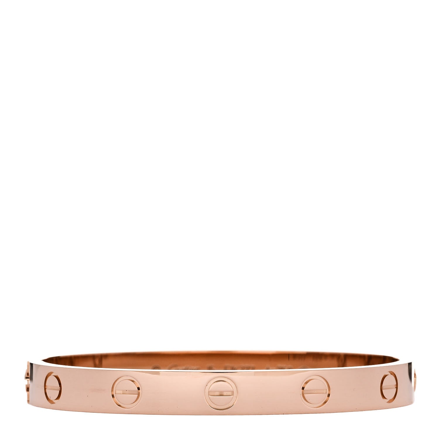 Cartier 18K Pink Gold LOVE Bracelet 15 1 of 8