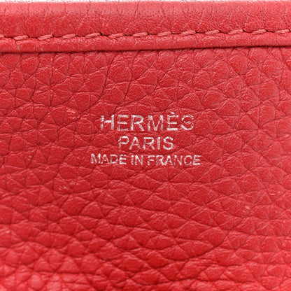Hermes Taurillon Clemence Evelyne III PM Rubis 6 of 17