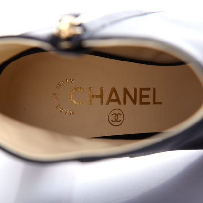 Chanel Lambskin CC Chain Short Boots 38 Black 8 of 11