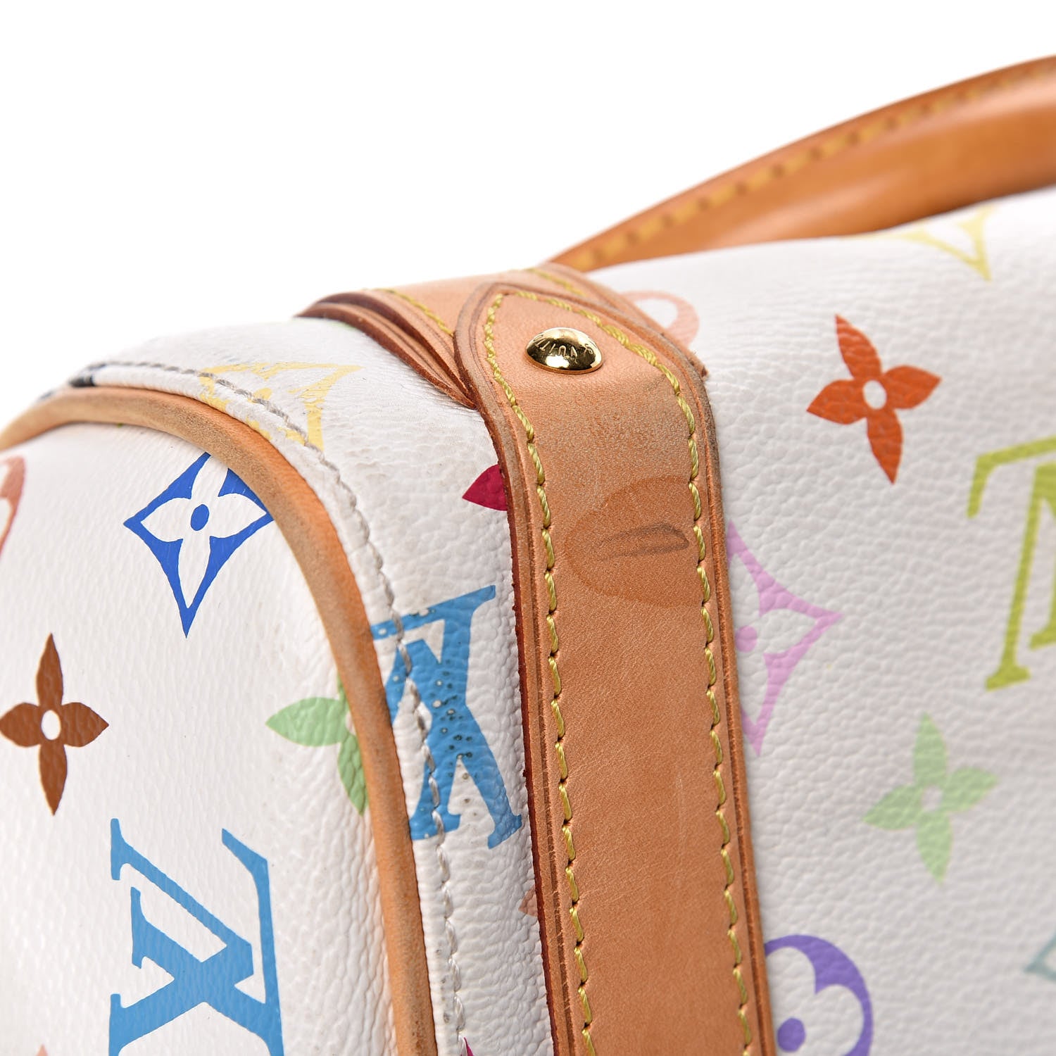 Louis Vuitton Monogram Multicolor Priscilla White 9 of 15