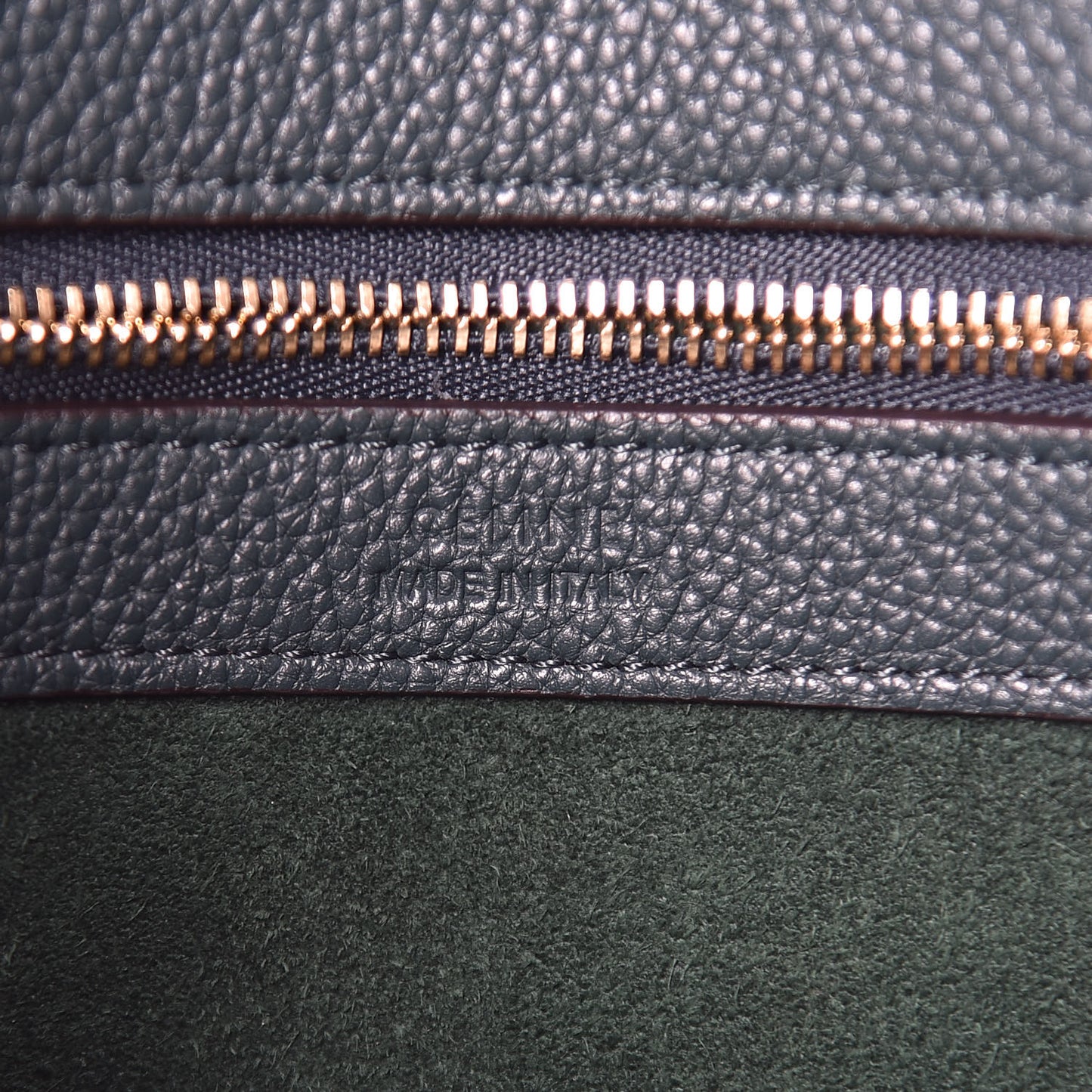 Soft Grained Calfskin Small Belt Cabas Phantom Amazone