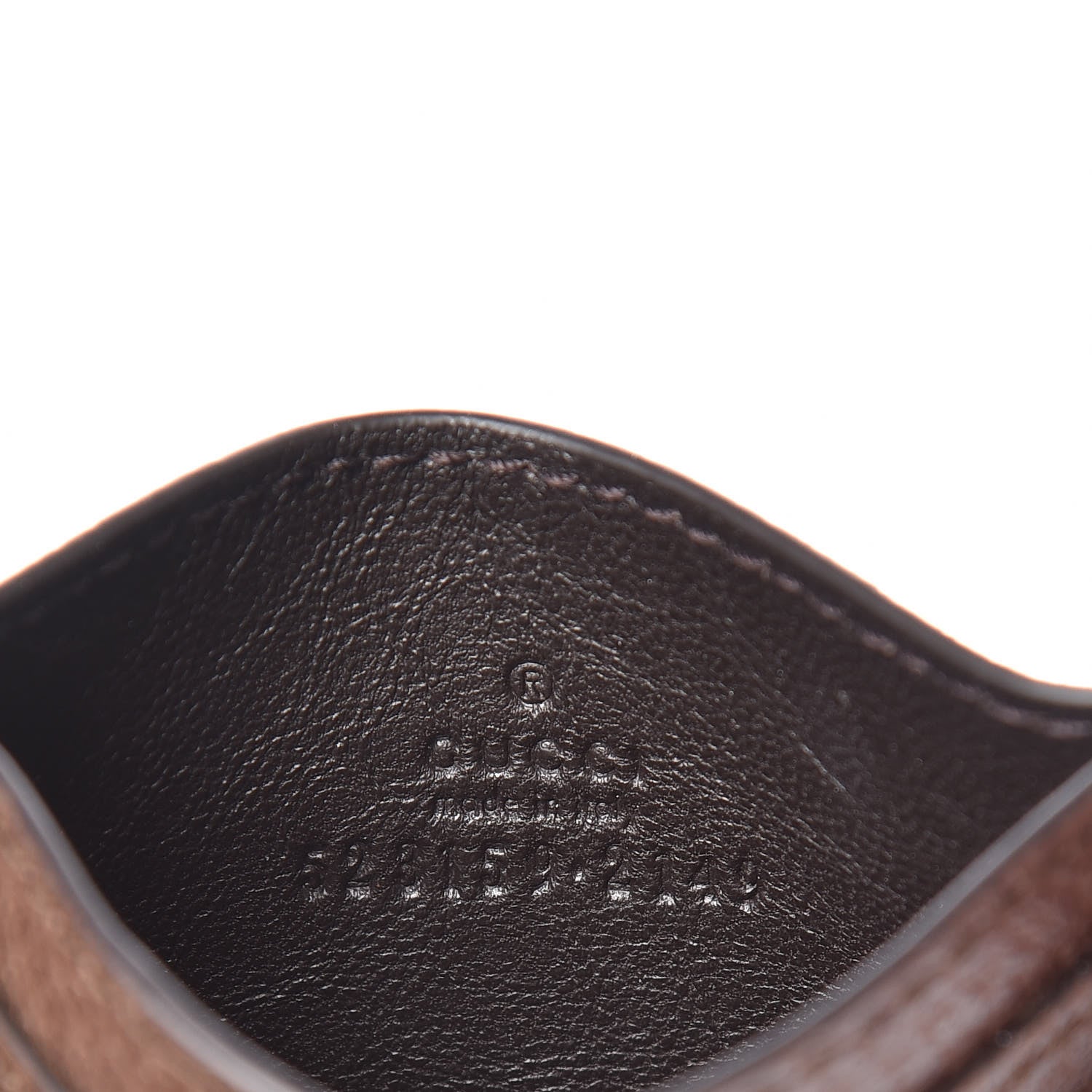 Gucci GG Supreme Monogram Ophidia Card Holder Brown 6 of 7