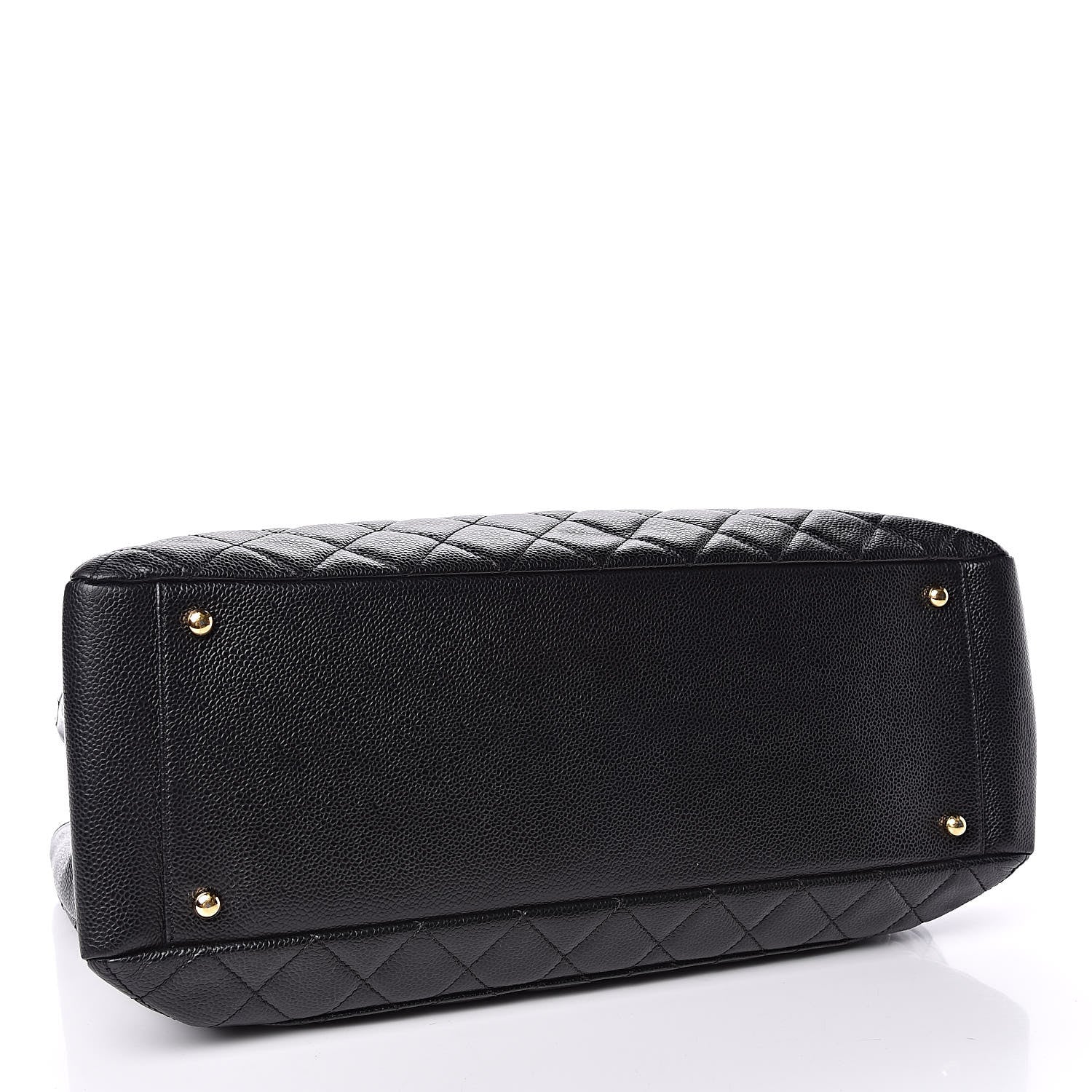 Chanel Caviar Quilted XL Grand Shopping Tote GST Black 4 of 9