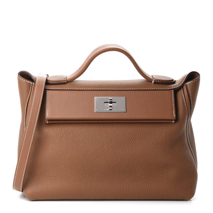 Hermes Taurillon Maurice Swift 24/24 29 Gold 1 of 11