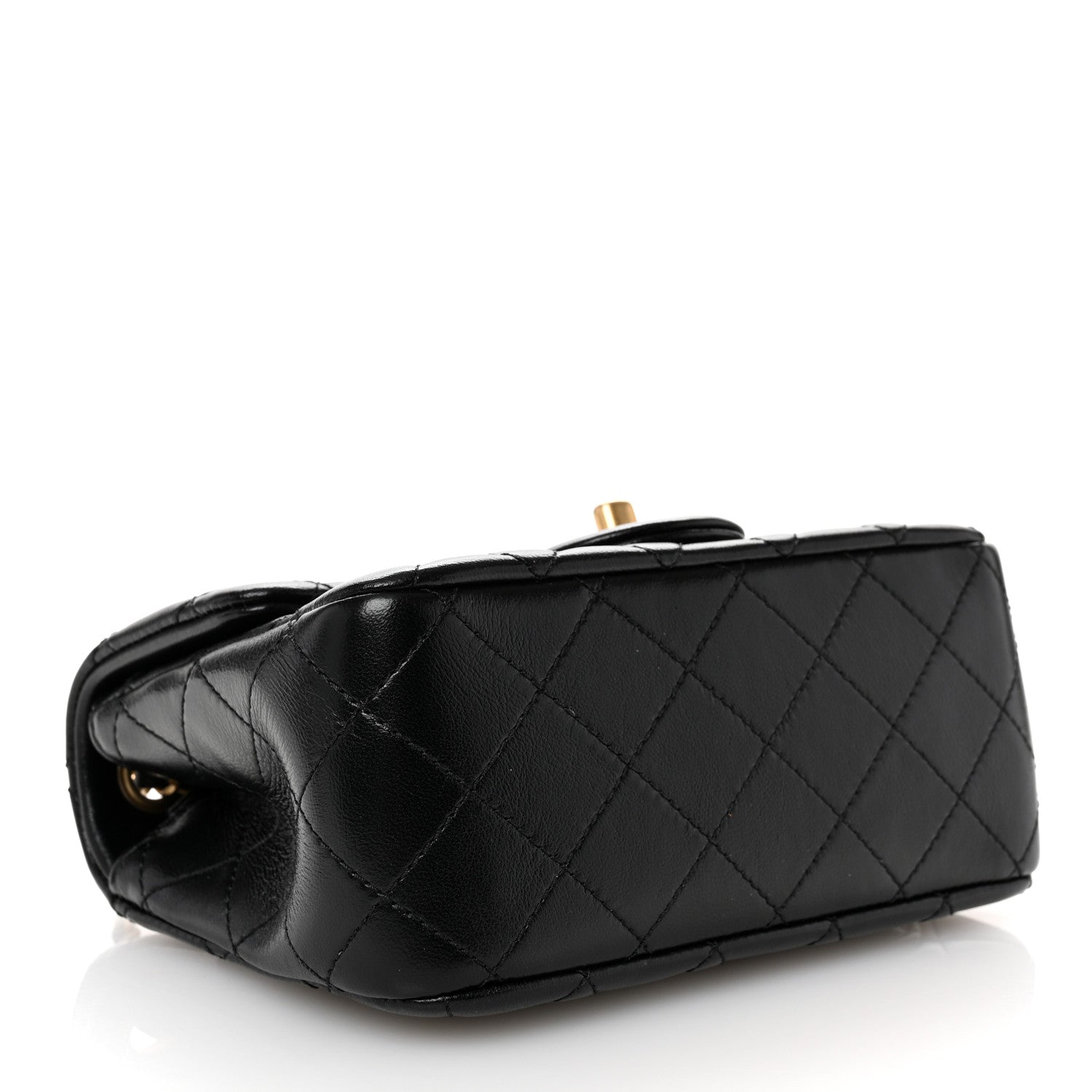 Chanel Lambskin Quilted Mini Pearl Crush Flap Black 4 of 11