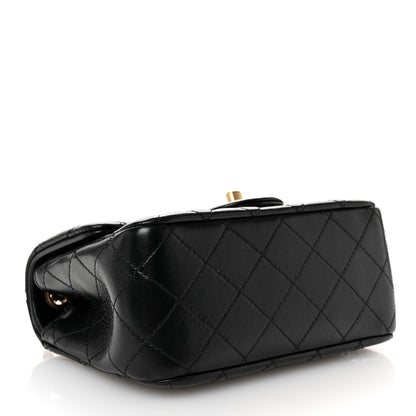 Chanel Lambskin Quilted Mini Pearl Crush Flap Black 4 of 11