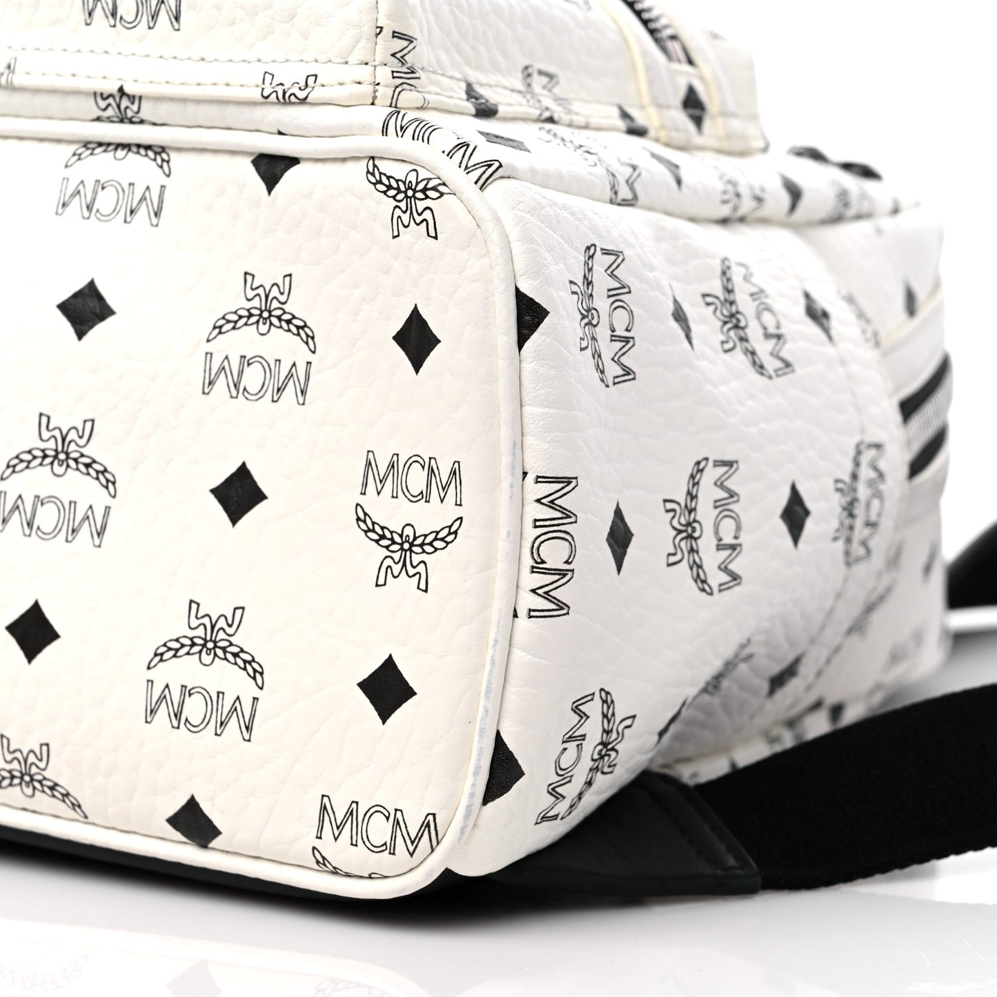 Visetos Studded Small Stark M Backpack White
