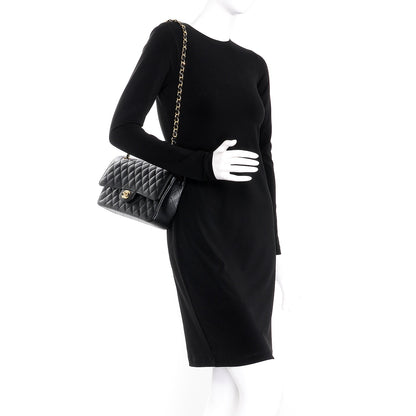 Chanel Caviar Quilted Medium Double Flap Black 2 of 9