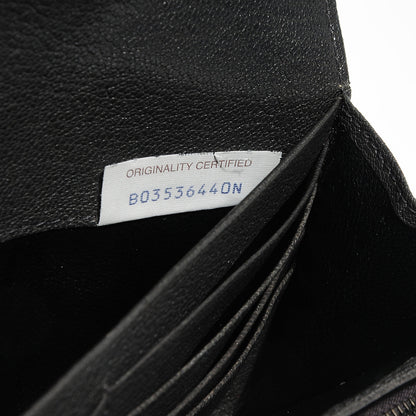 Bottega Veneta Madras Goatskin Intrecciato Bi-Color Continental Wallet New Sand Medium Grey 6 of 7