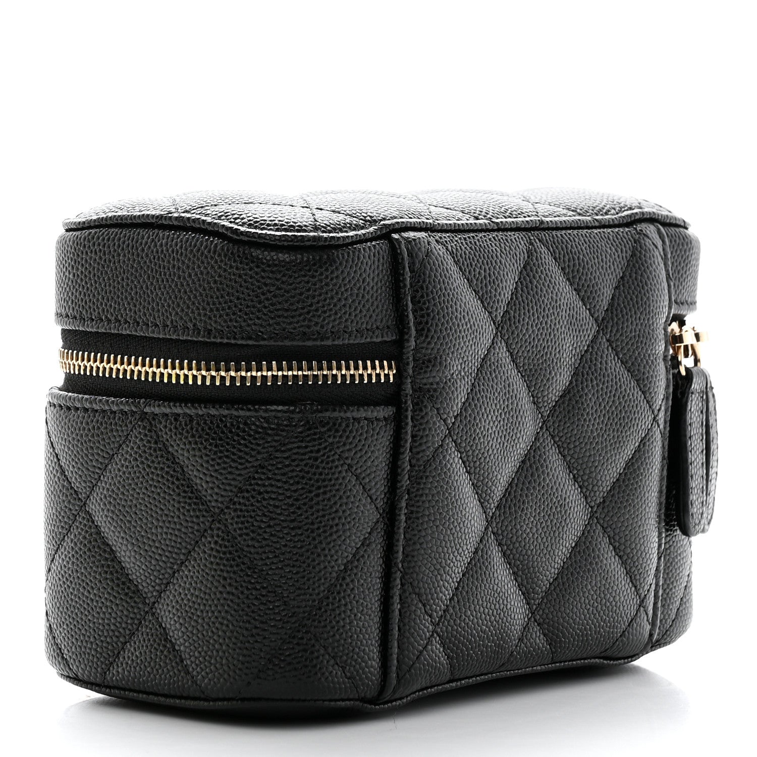 Chanel Caviar Quilted Watch Case Black 4 of 8