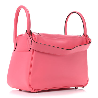 Hermes Evercolor Lindy 30 Rose Azalee 3 of 8