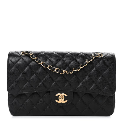 Chanel Caviar Quilted Medium Double Flap Black 1 of 4