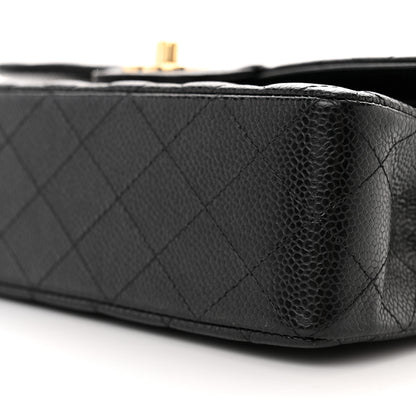 Chanel Caviar Quilted Small Double Flap Black 10 of 11