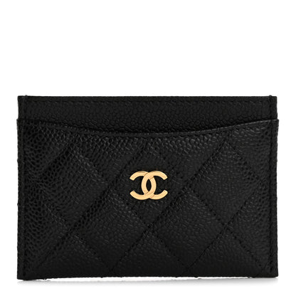 Chanel Caviar Quilted Card Holder Black 1 of 9