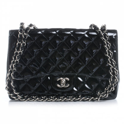 Chanel Patent Jumbo Single Flap Black 1 of 7