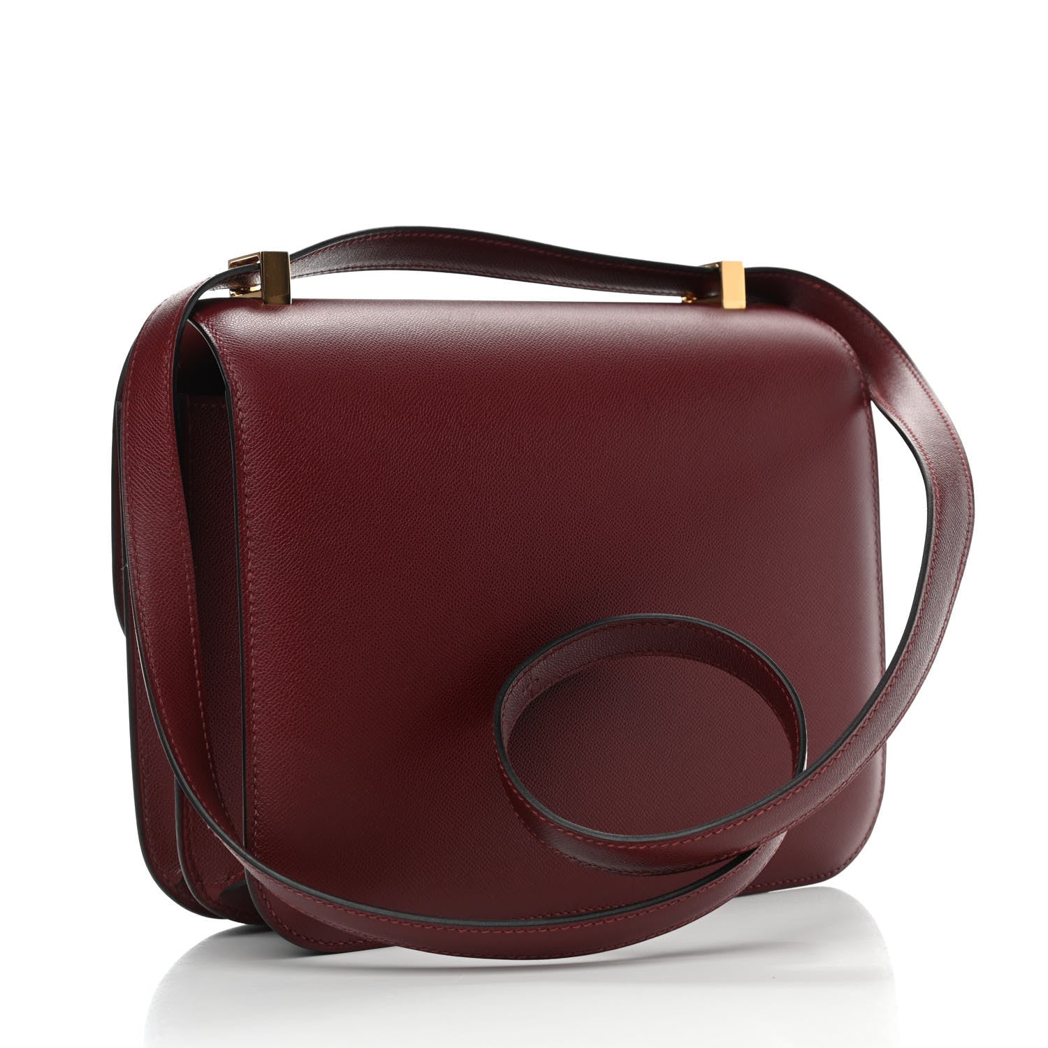 Hermes Grained Monsieur Constance 24 Rouge H 3 of 11