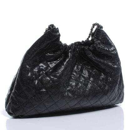Chanel Caviar Quilted Medium Elastic Tote Black 3 of 7