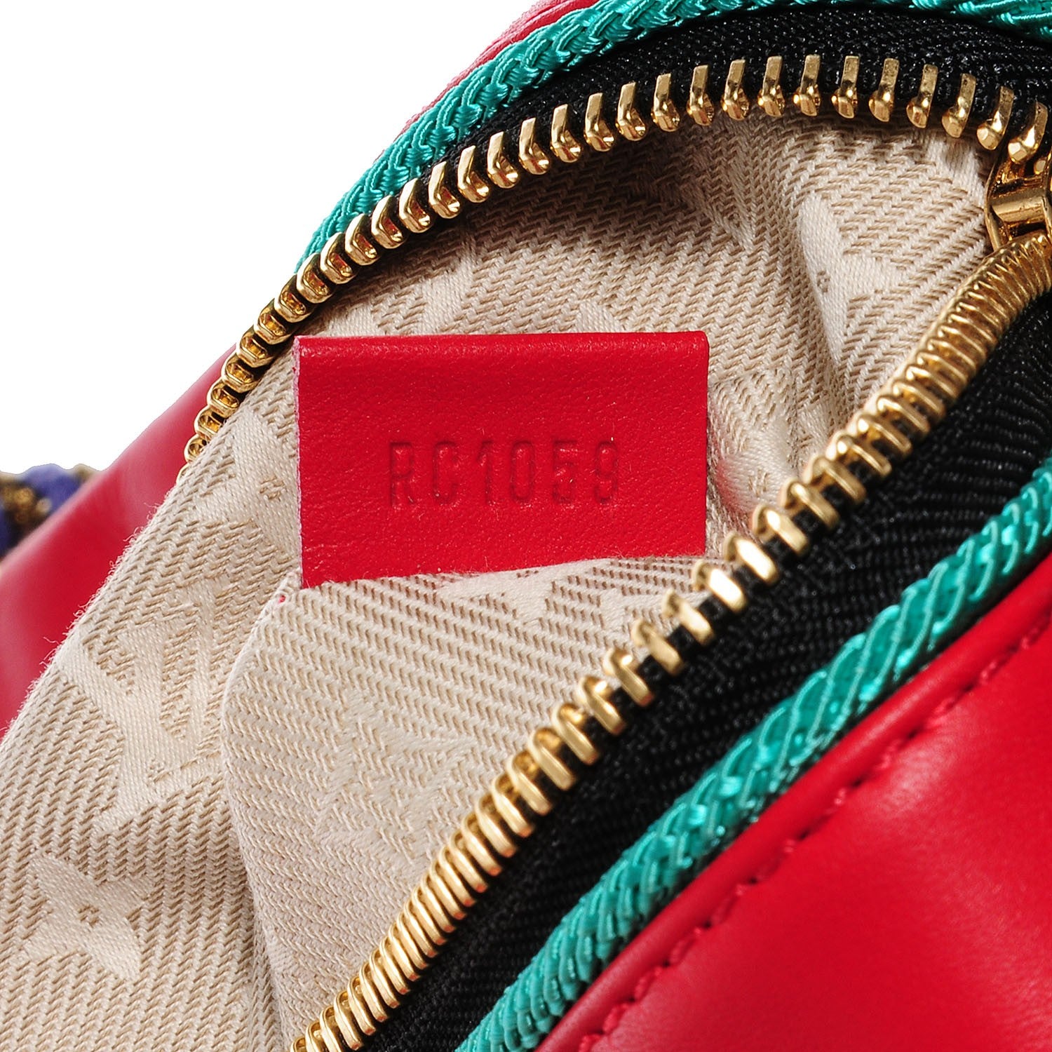Louis Vuitton Supple Calfskin Safari Flight Bag Rouge 6 of 7