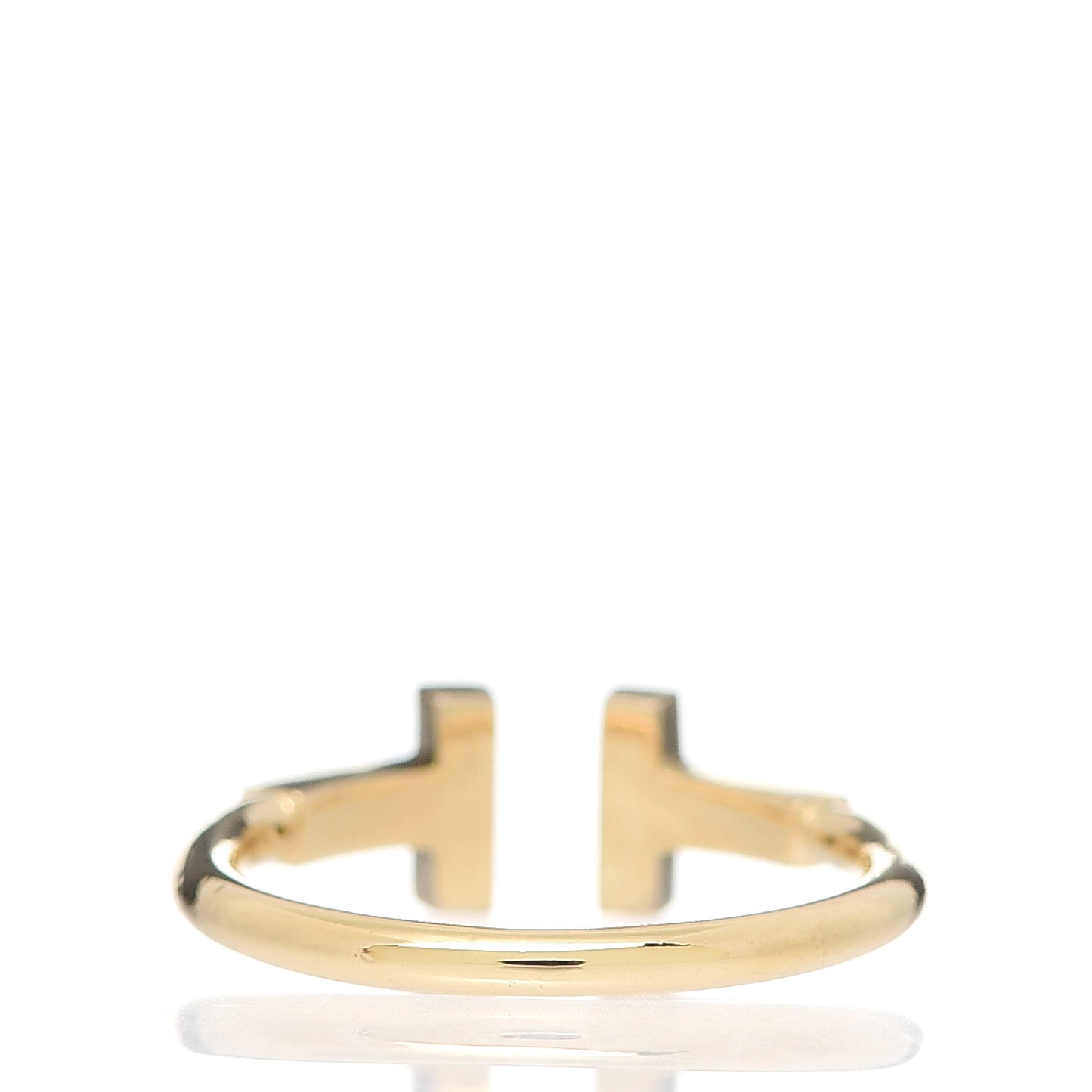 18K Yellow Gold T Wire Ring 49 4.75