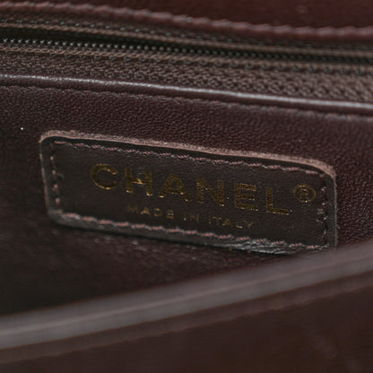 Chanel Caviar Quilted Mini Coco Handle Flap Dark Brown 6 of 11