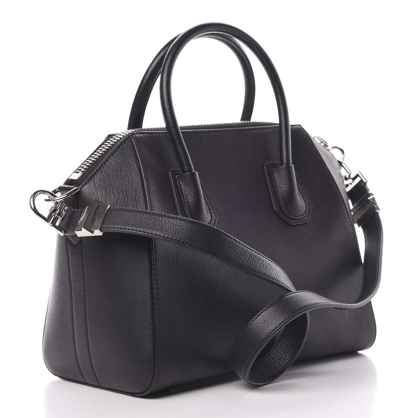 Sugar Goatskin Small Antigona Black