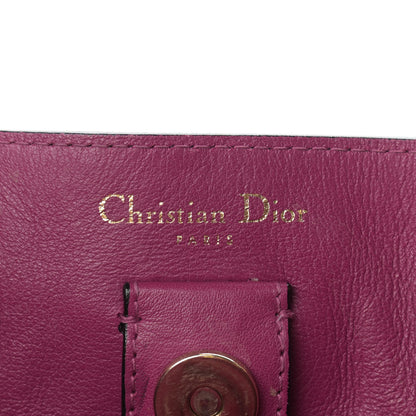 Christian Dior Bullcalf Large Diorissimo Tote Black Rose Indien 7 of 14
