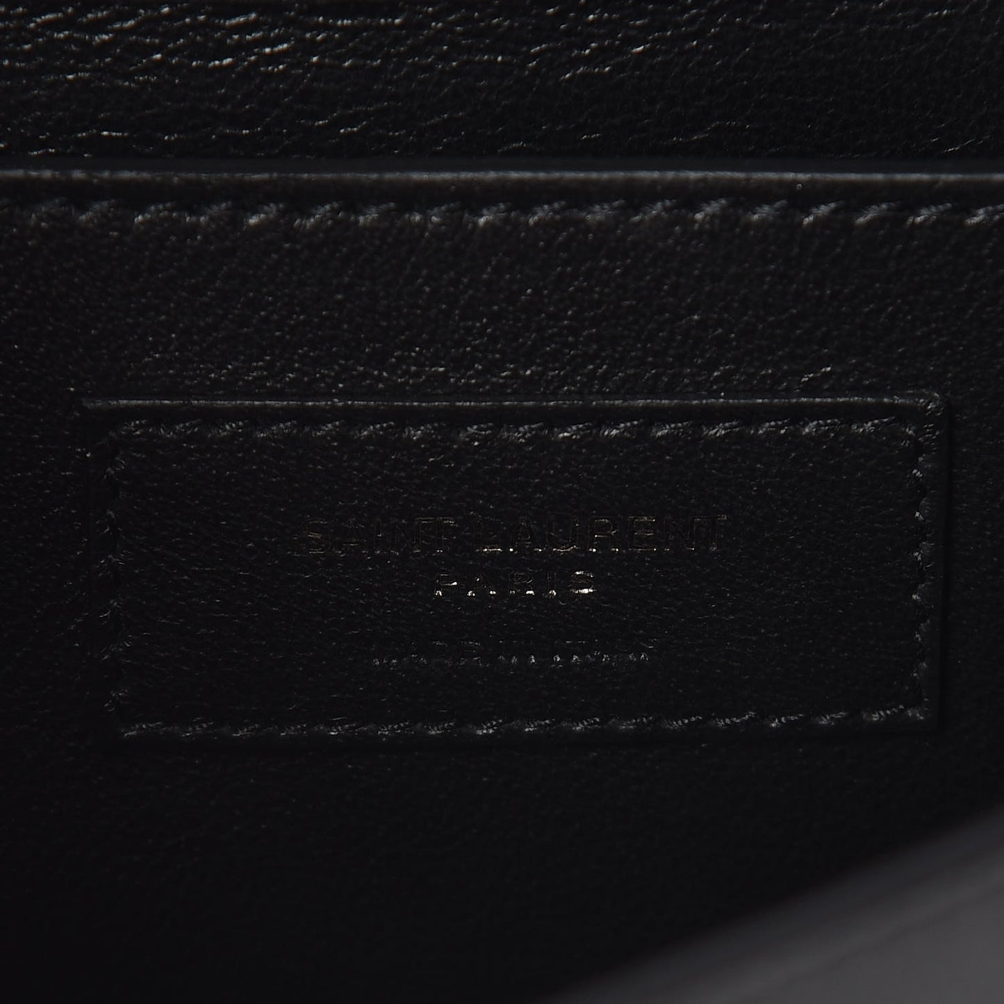Calfskin Monogram Clutch Black