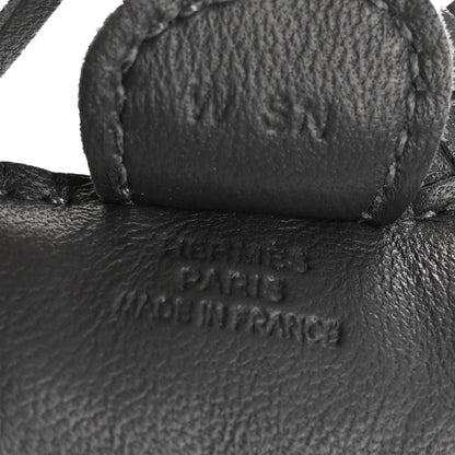 Hermes Milo Lambskin Grigri Rodeo Horse Bag Charm PM Ardoise 3 of 4