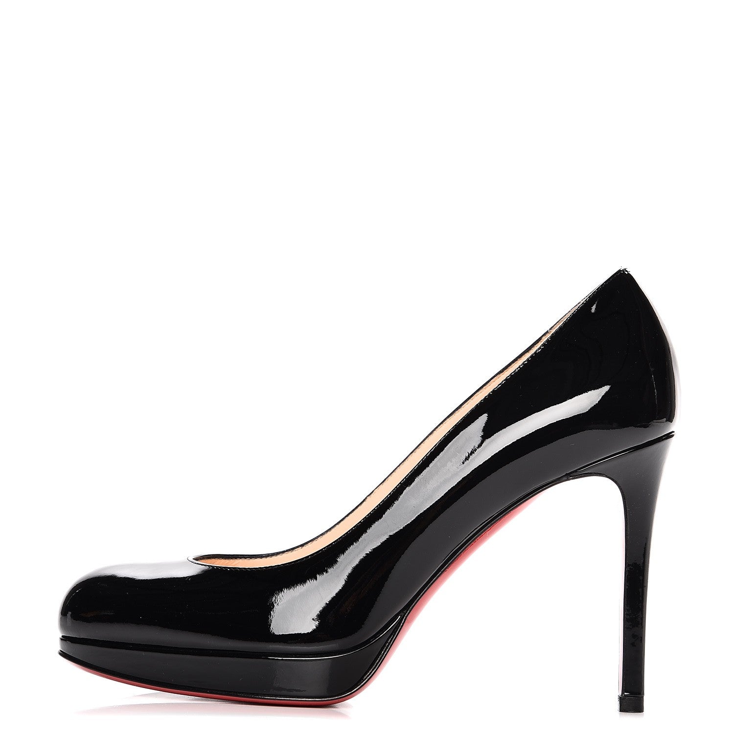 Christian Louboutin Patent New Simple 100 Pumps 35 Black 1 of 8