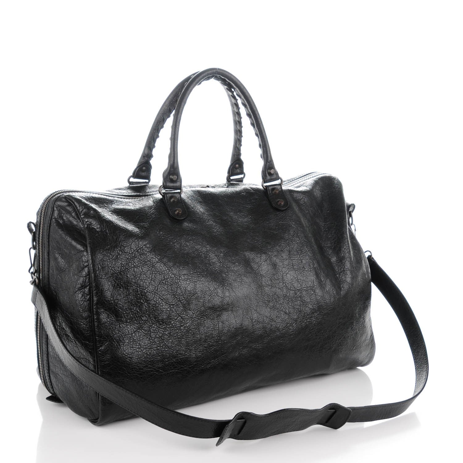 Balenciaga Agneau 24Hour Voyage Travel Bag Black 3 of 8