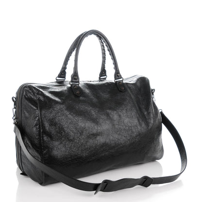 Balenciaga Agneau 24Hour Voyage Travel Bag Black 3 of 8
