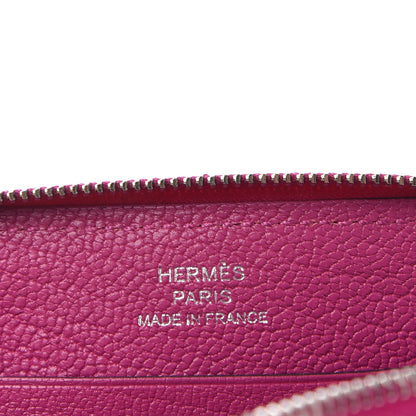 Hermes Togo Azap Mini Wallet Rose Pourpre 6 of 6