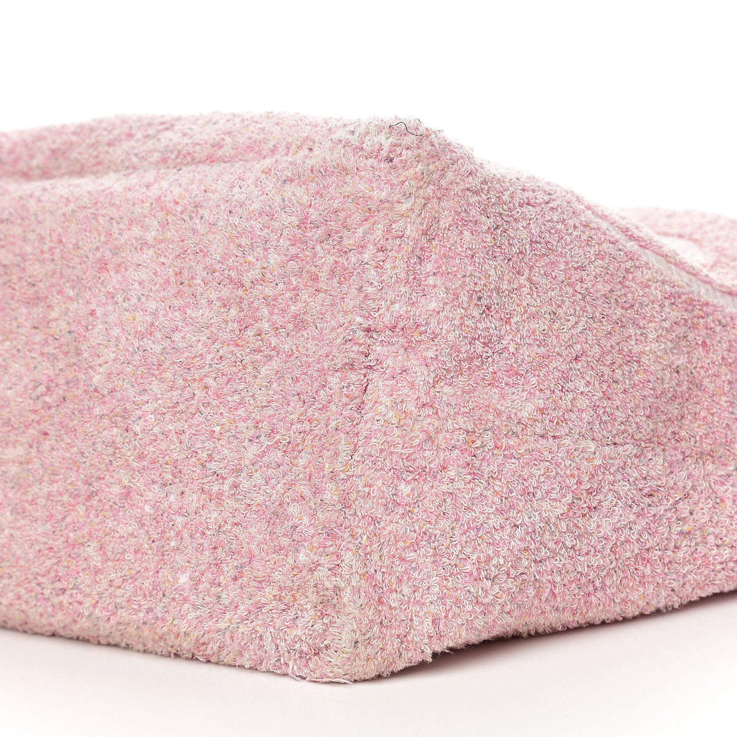 Chanel Terry Cotton CC Tote Pink 7 of 8