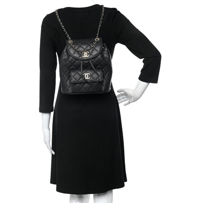 Chanel Caviar Quilted Backpack Bag Black 2 of 9