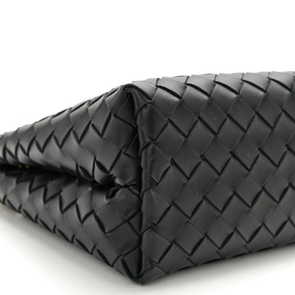 Bottega Veneta Nappa Intrecciato Small Andiamo With Chain Shoulder Bag Black 8 of 9